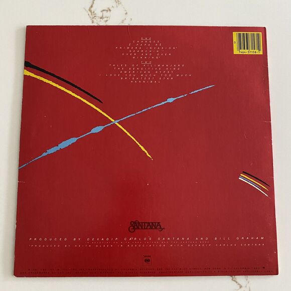 3/$21 Vintage Santana – Zebop 1981 Vinyl LP Columbian Record - Picture 4 of 11